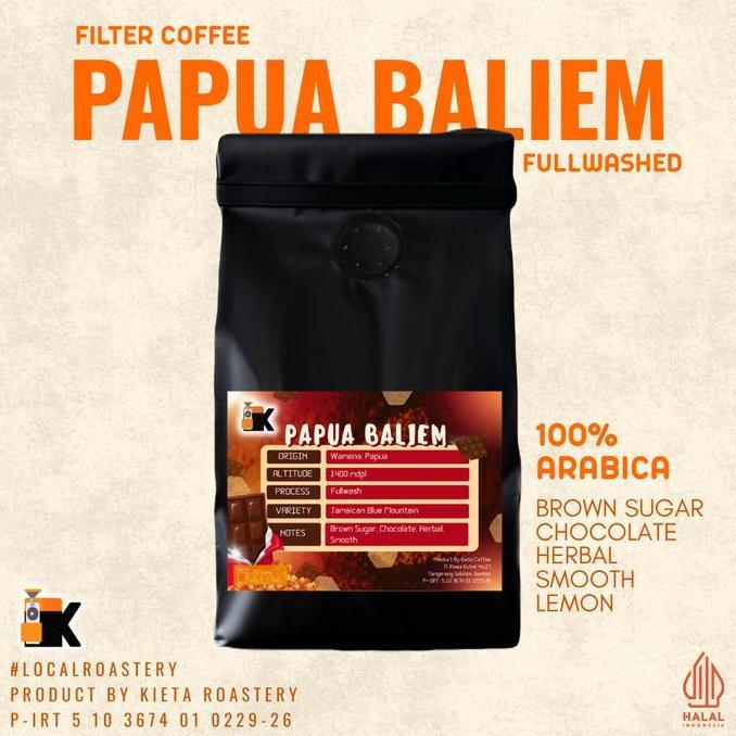 Kopi Arabika Papua Baliem Specialty 100gr