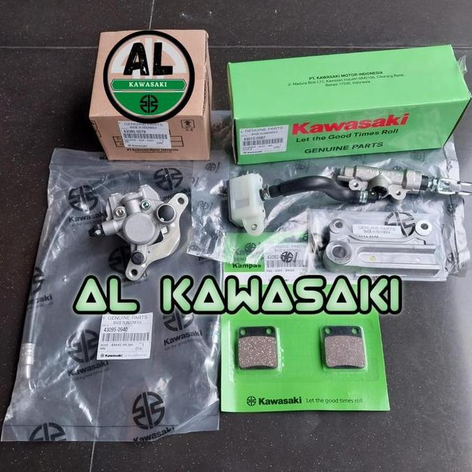 rem belakang set klx150 master rem belakang set klx 150 original