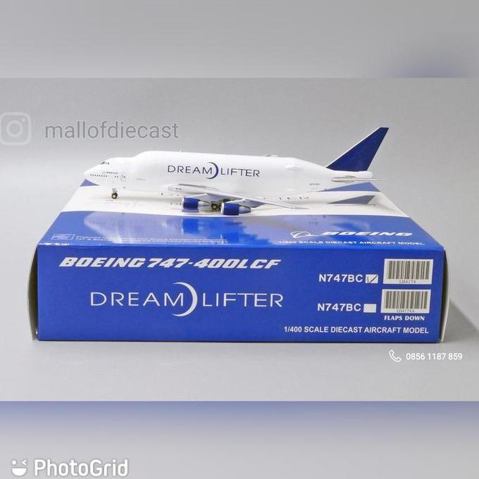 Boeing 747-400LCF Dreamlifter N747BC JC Wings 1:400