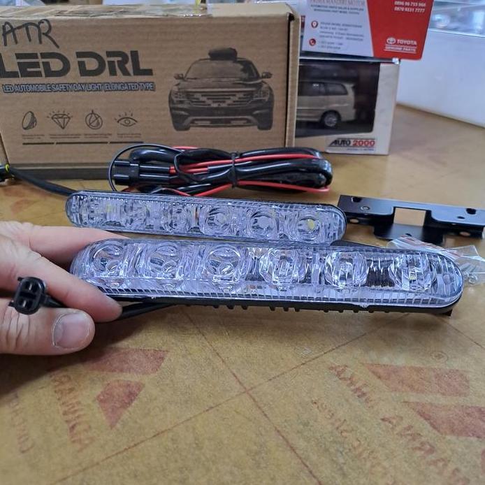 lampu drl led mobil putih tanpa sein