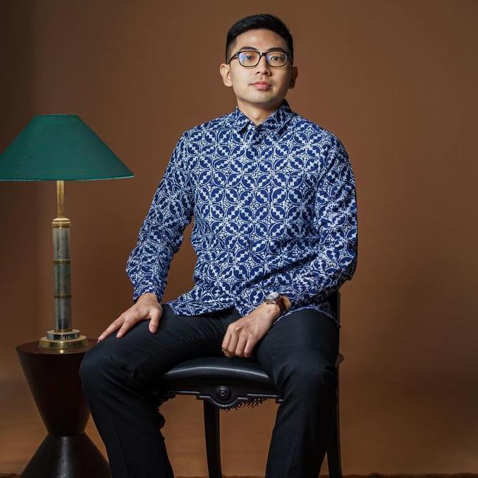 Lavite - Mandalas Kemeja Batik Pria Premium Lengan Panjang murah