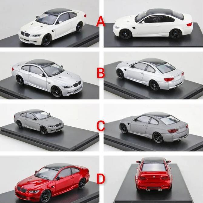 Fine Model 1/64 BMW M3 E92 White Grey Diecast Fine Works