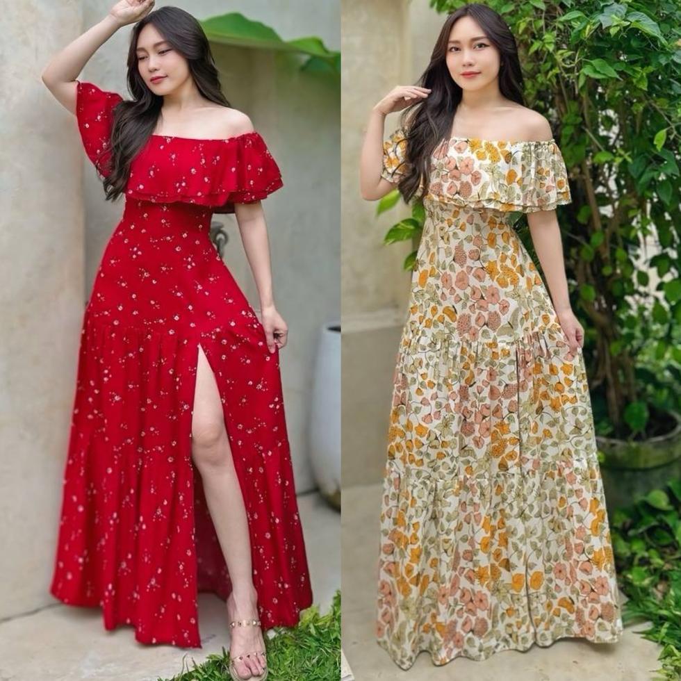 Tantanshop88 /Arabella Dress/Dress Pantai/Dress Bali/Maxi Dress/Dress Pesta/Dress Sexy