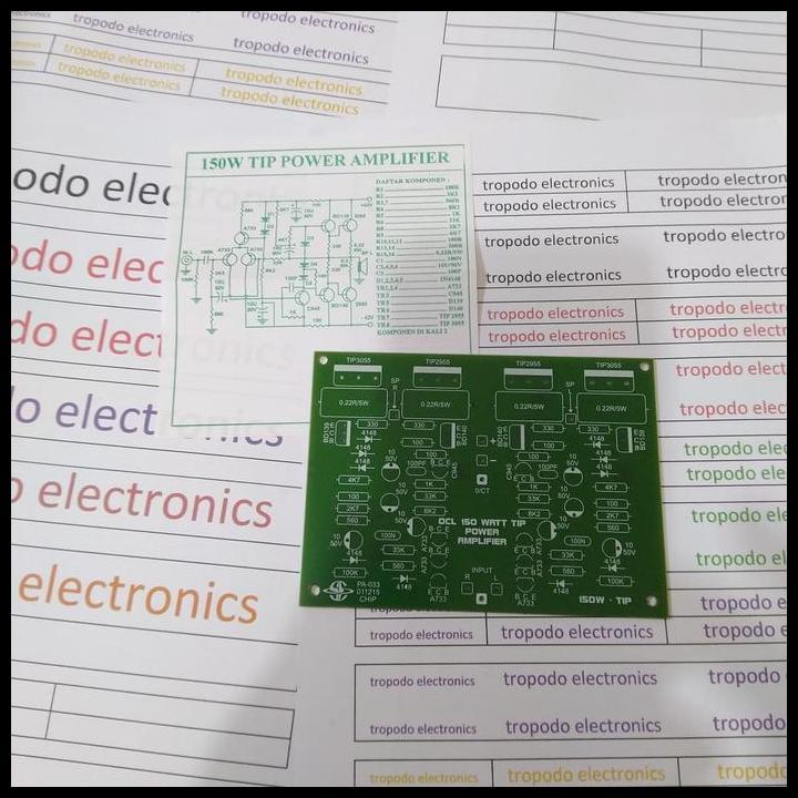 TERLARIS PCB POWER AMPLIFIER 150 WATT STEREO TIP 