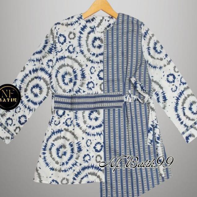 Baju Batik Wanita | Atasan Batik Wanita Kerja | Batik Kerja Size M L Xl Xxl