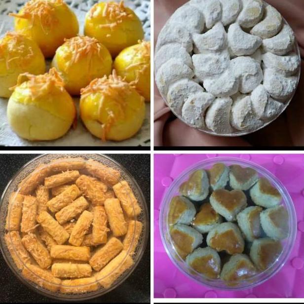 Paket Kue Kering Isi 4 Toples..