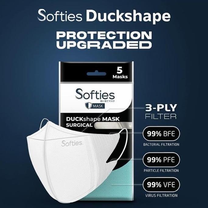 Masker Softies Duckshape Mask Surgical