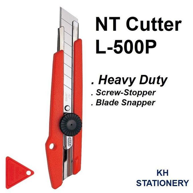 civakanda.storee - nt l-500p cutter knife 18mm pisau cutter nt cutter knife l-500p