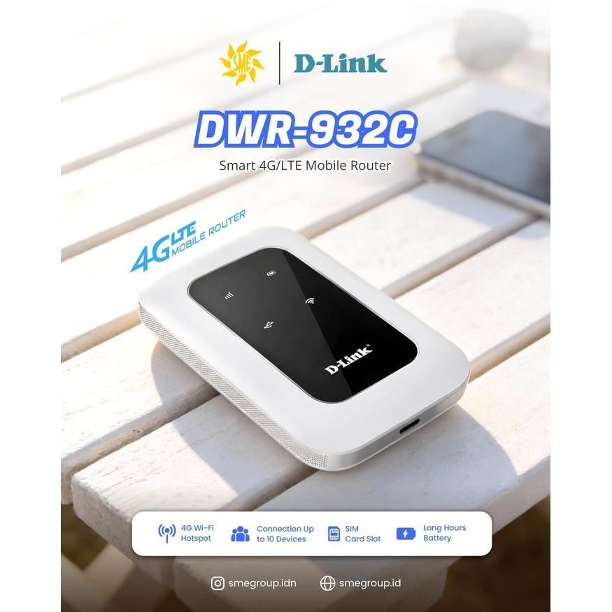 MODEM D-LINK DWR-932C 4G/LTE MODEM WIFI MOBILE ROUTER DLINK DWR932C - DLINK DWR932 MIFI 4G NEW MODEL