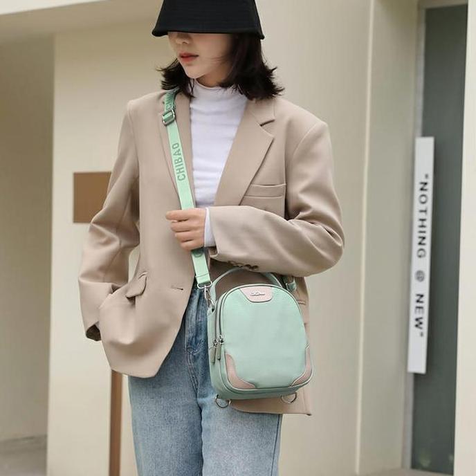 Handbag Wanita Chibao18- Tas Selempang 2In1 Original Chibao 8195 Tas Ransel Wanita Waterproof