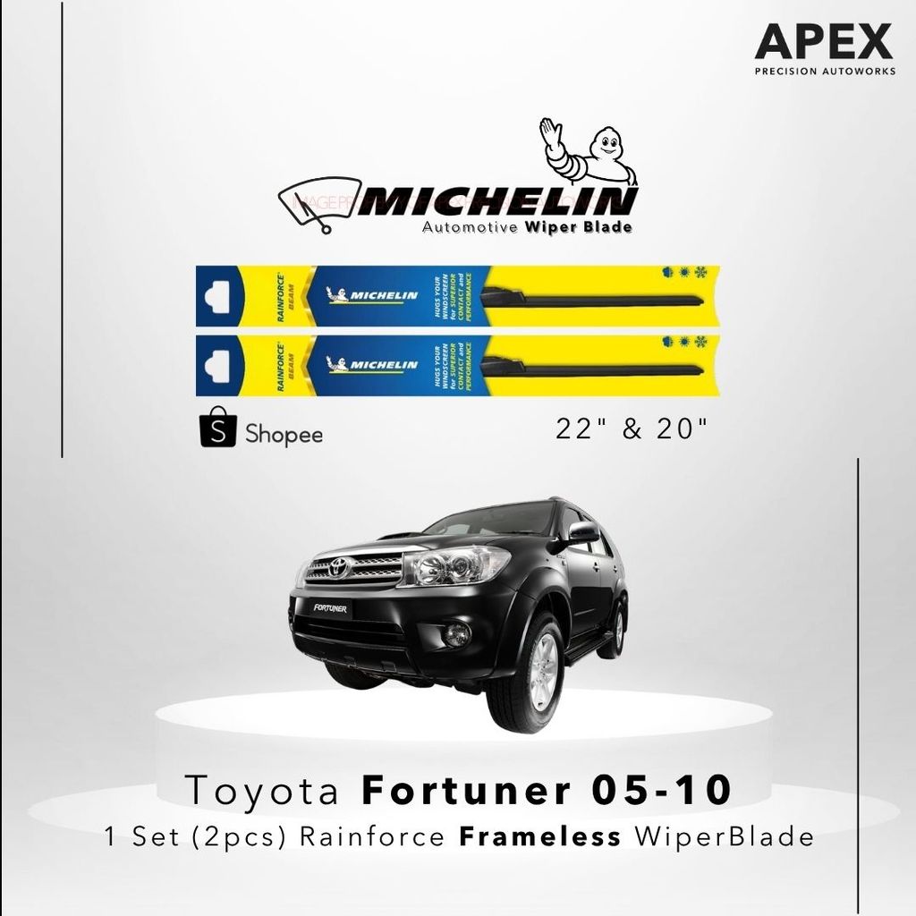 MICHELIN FRAMELESS WIPER GF63 FOR FORTUNER 2005 - 2010