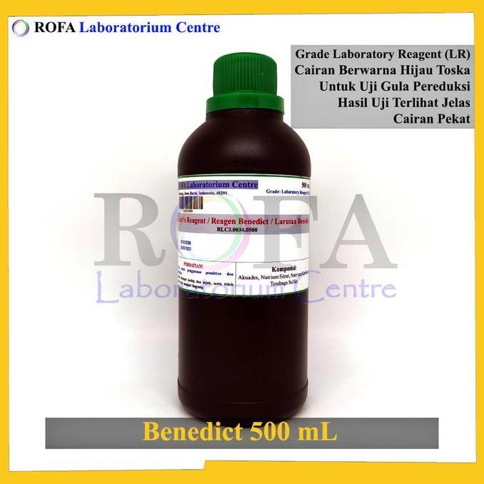 Larutan Benedict / Reagen Benedict / Benedict Reagent / Larutan Uji Gula 100 Berkualitas