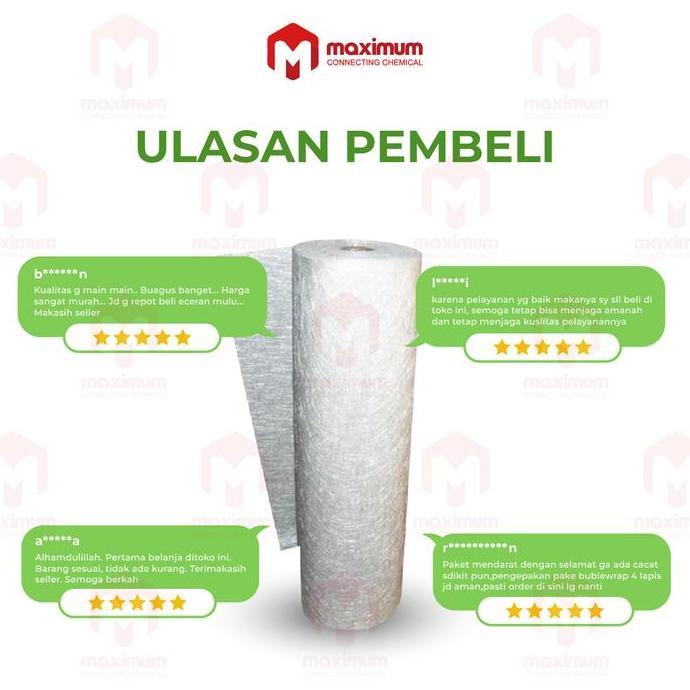 Pageup- Serat Fiber Aquaproof - Fiberglass Matt - Fiber Glass Mat 1 Roll