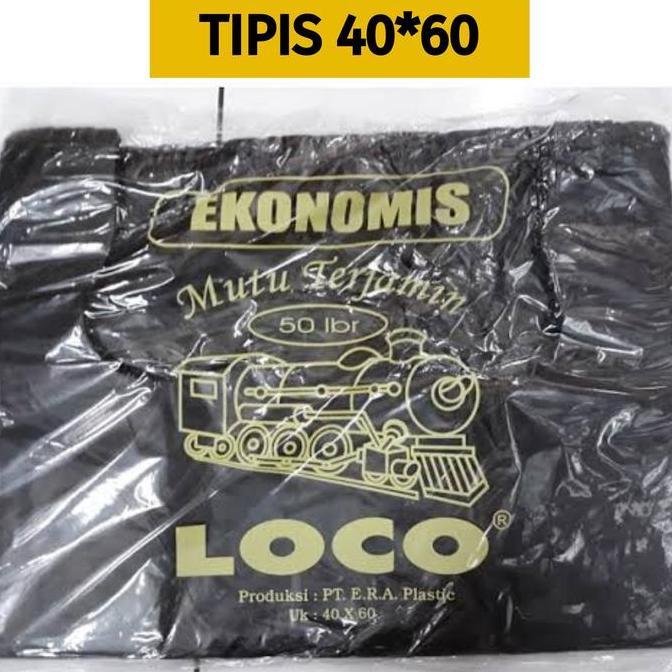 Avvolgere- Kantong Plastik Kresek Loco Ekonomis 40*60/Kantong Kresek Loco Tipis