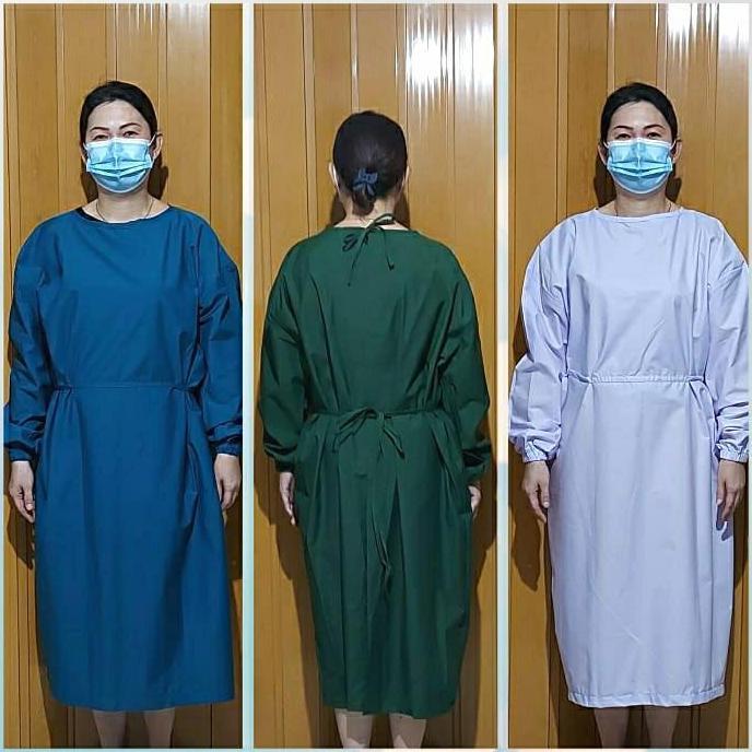 Surgical Gown Kain Tc Reusable / Isolation Gown Kain Tc Reusable