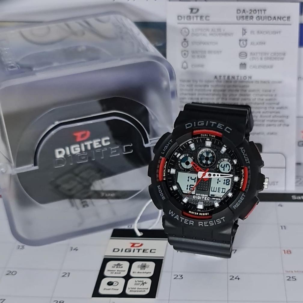 WAJIB PUNYA Jam Tangan Pria ORI DIGITEC DG 2011 / DG-2011T / DG 2011T / DA 2011 Original Watch Digit