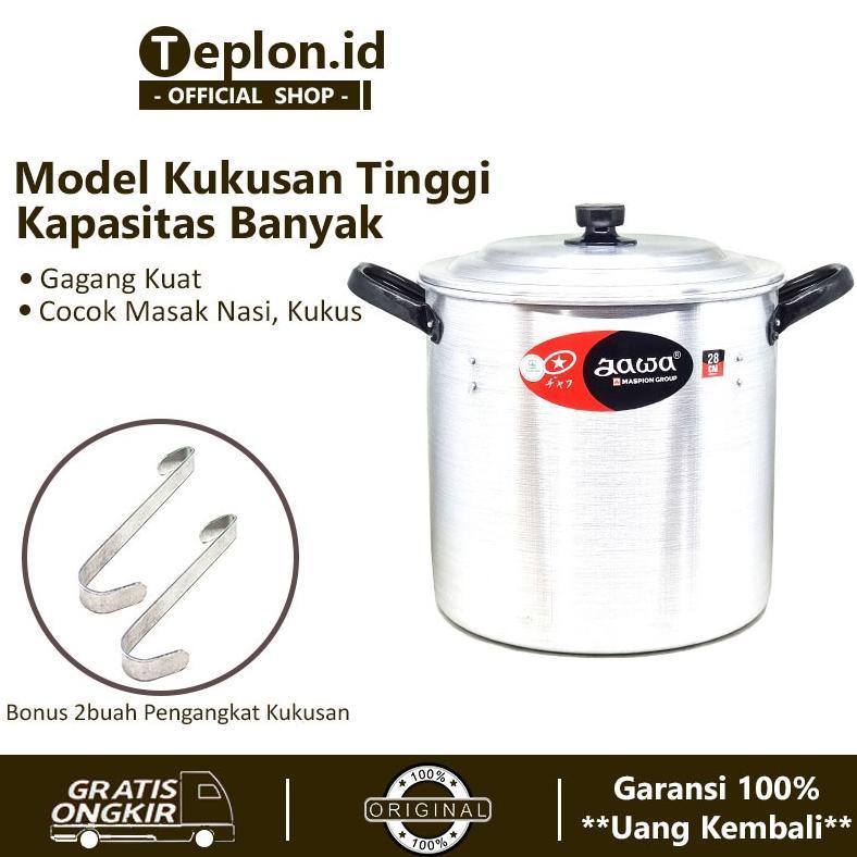 Jawa Dandang Kukus Tinggi | Steamer Kukusan Nasi Aluminium DISKON