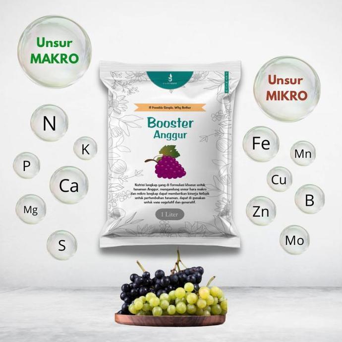 Nutrisi AB Mix Anggur LA Nutrient Booster Anggur 1 Liter Pekatan Untuk Vegetatif Dan Generatif
