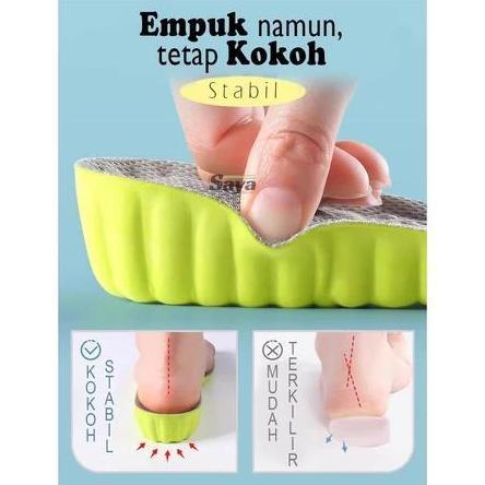 Sol Sepatu Peninggi Badan / Insole Peninggi Badan /  Insole Tambah Tinggi Pria & Wanita / Sol Sepatu