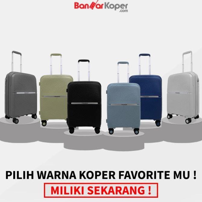 President 1918 Original Koper 24 Inch Hardcase PP Polypropylene Anti Pecah Ringan TSA Lock Expandabl