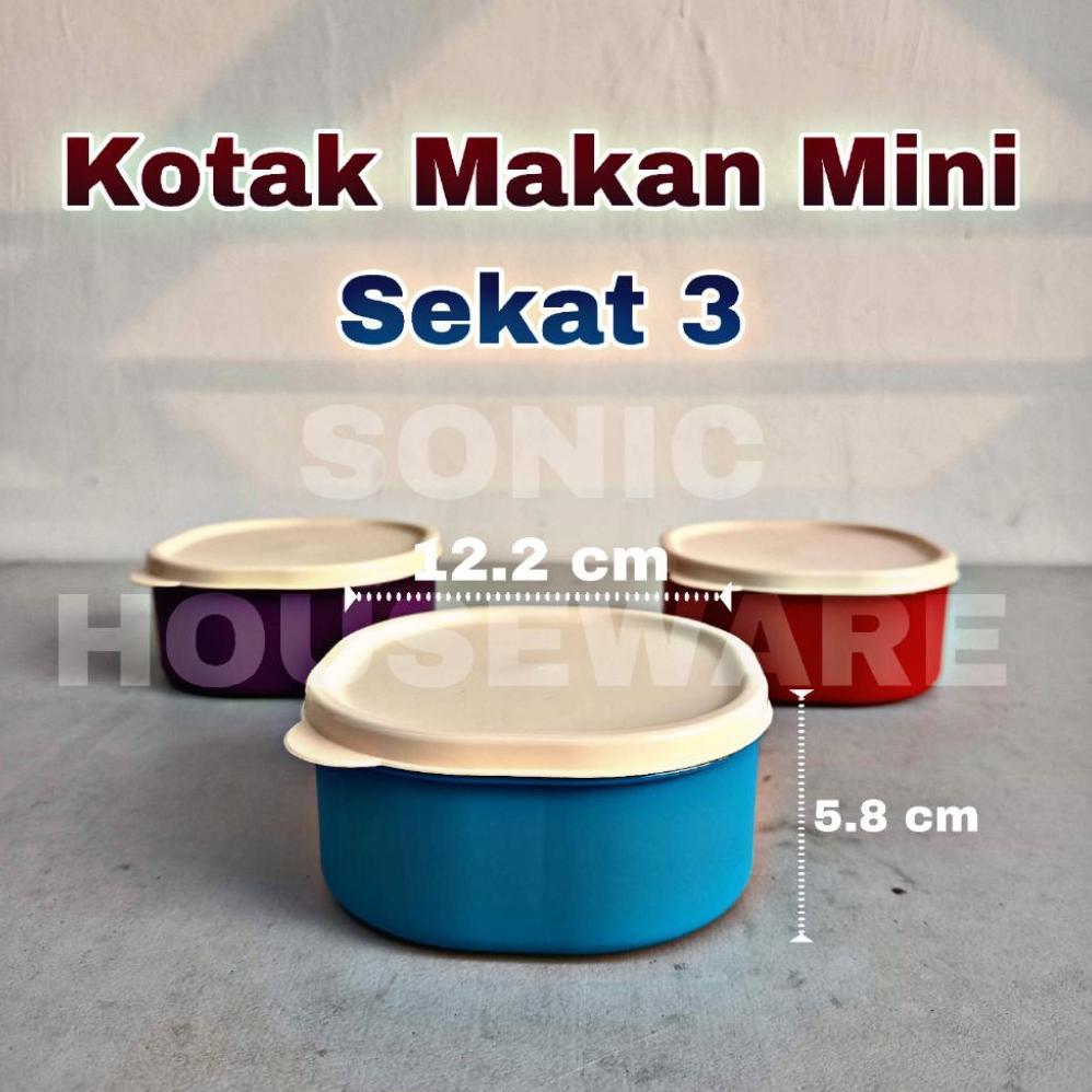 New Deals Kotak Makan Mini Kecil Anak 500 Ml Lunch Box Wadah Bekal Cemilan Snack Bayi Lucu Tepak Tem