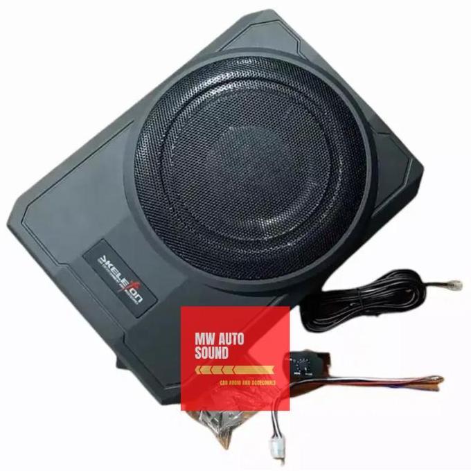 Subwoofer Kolong Aktif / Bass Tube Kolong Skeleton 10 Inch SKT-T550