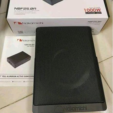 ZYL Subwoofer Kolong Aktif 10 Inch Nakamichi NBF25.0A / Subwoofer Mobil