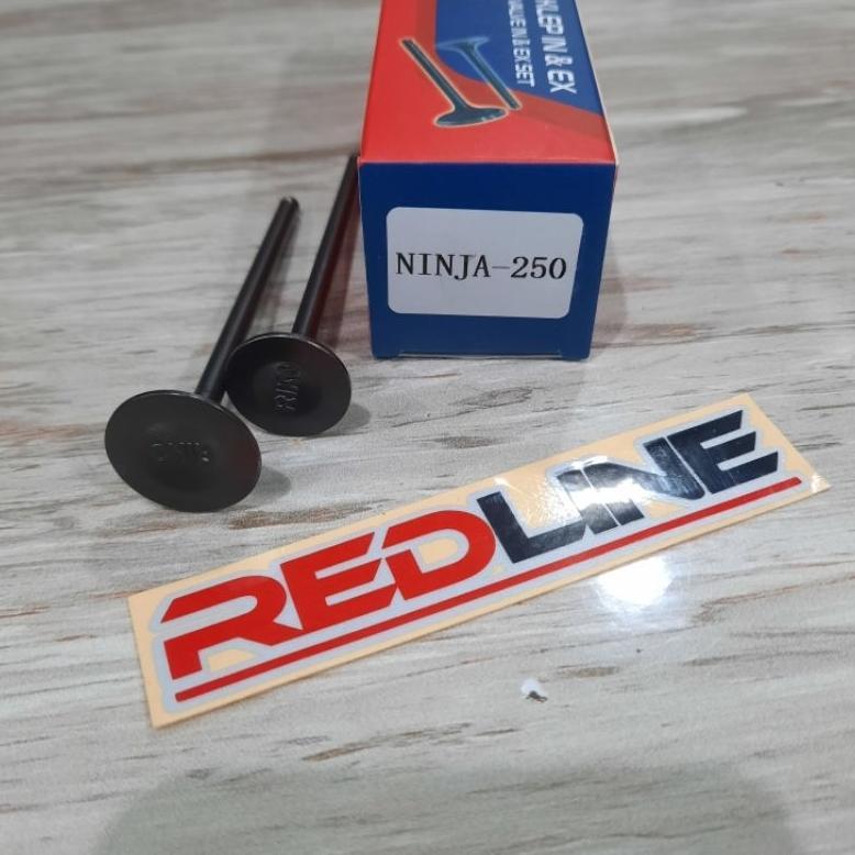 KLEP KELEP KAWASKI NINJA 250 DOBEL PISTON RIKO PART REDLINE SPAREPART