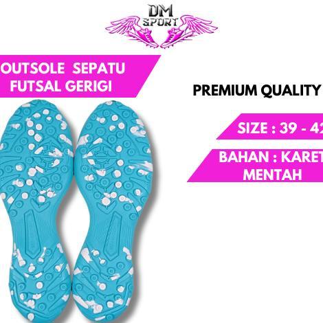 SYIFFASQUARE OUTSOLE SEPATU FUTSAL TURF | BAWAHAN SEPATU FUTSAL GERIGI LAPANGAN SINTETIS | SOL SEPAT