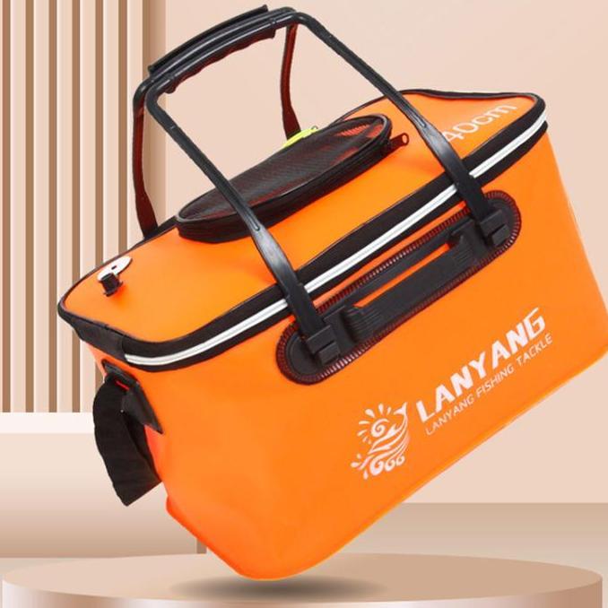 Procedere- Box Umpan Pancing 40Cm 45Cm 50Cm / Box Ikan Portble Bahan Eva / Ember Lipat Umpan Pancing