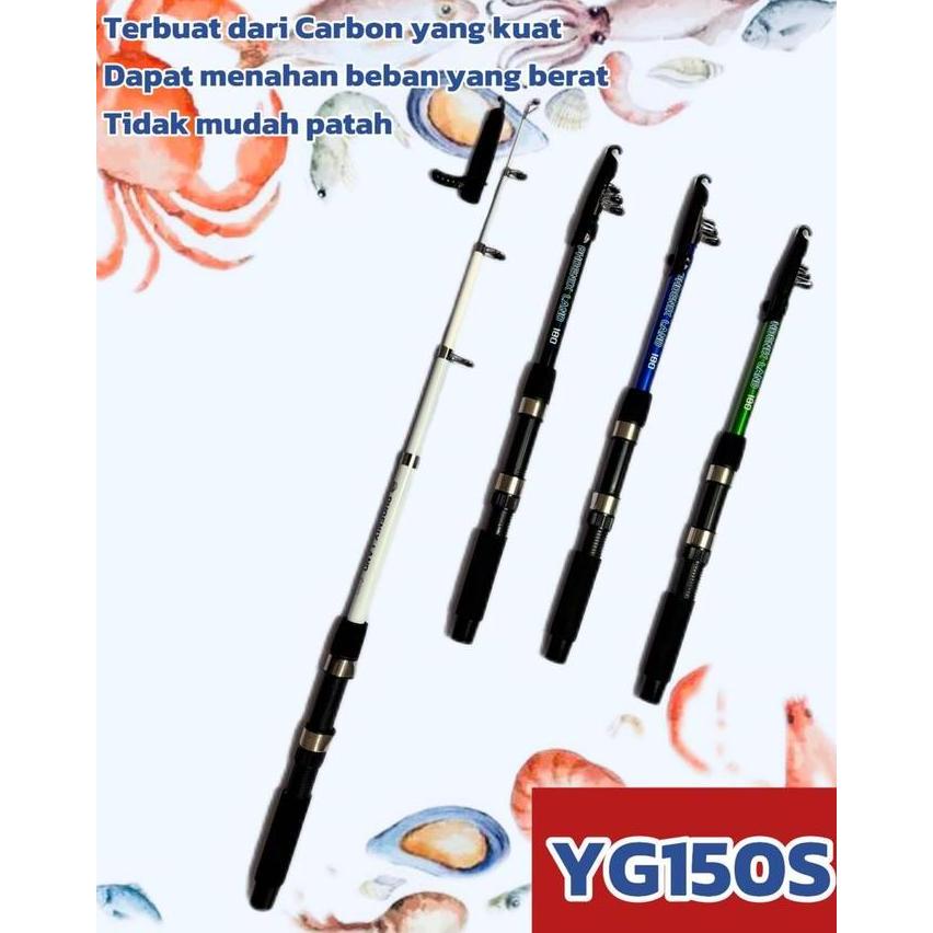 Procedere- Joran Pancing Murah Merek Terkenal Joran Pancing Portable Fiberglass Joran Laut Telescopi