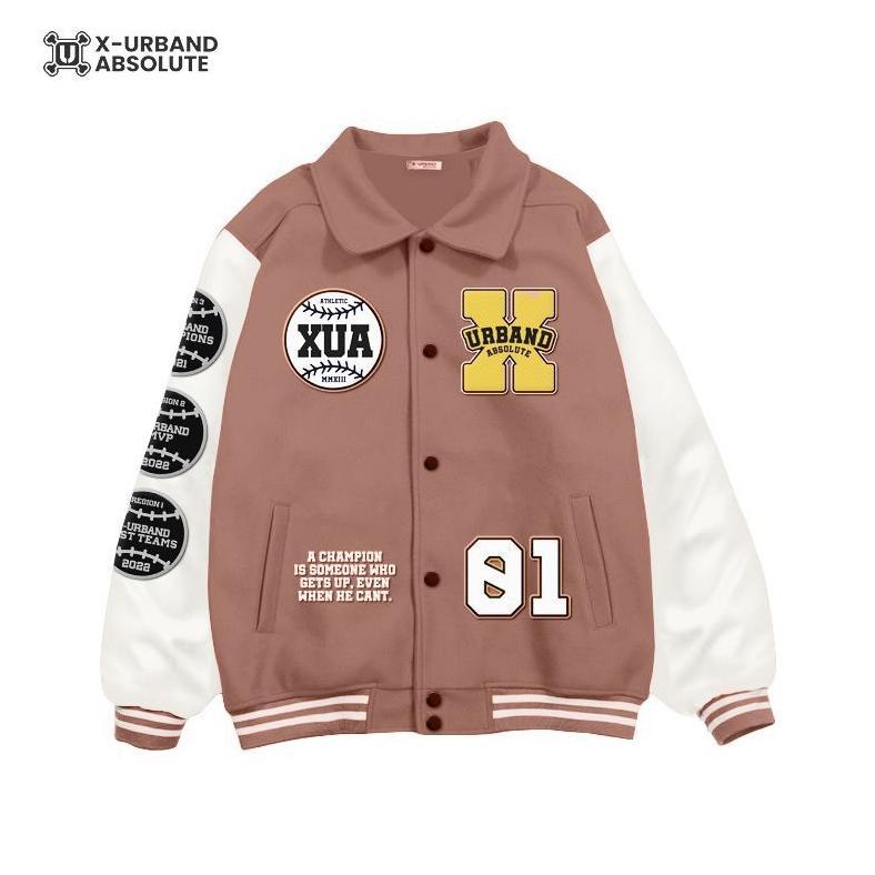 recommended xua jaket varsity baseball jaket unisex vintage baseball