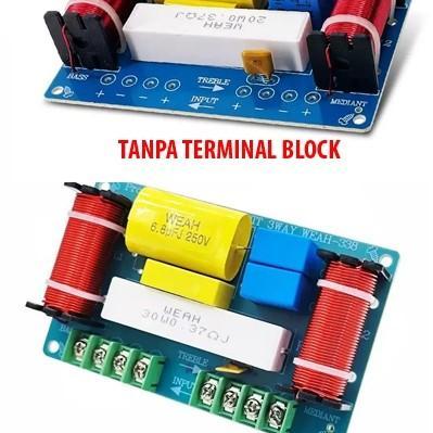 Crossover Pasif 3 Way Audio Hifi Speaker Splitter