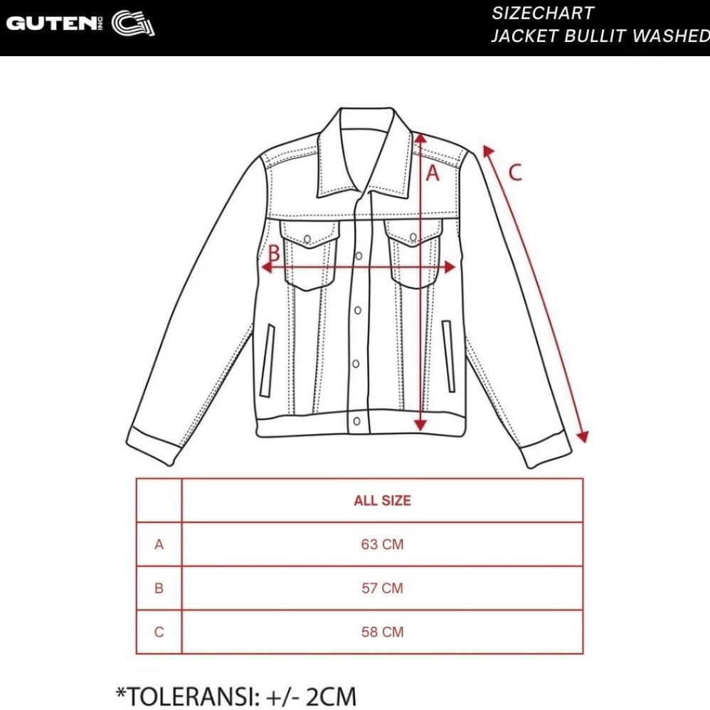 recommended guteninc jacket denim jeans trucker boxy bullitt blue washed
