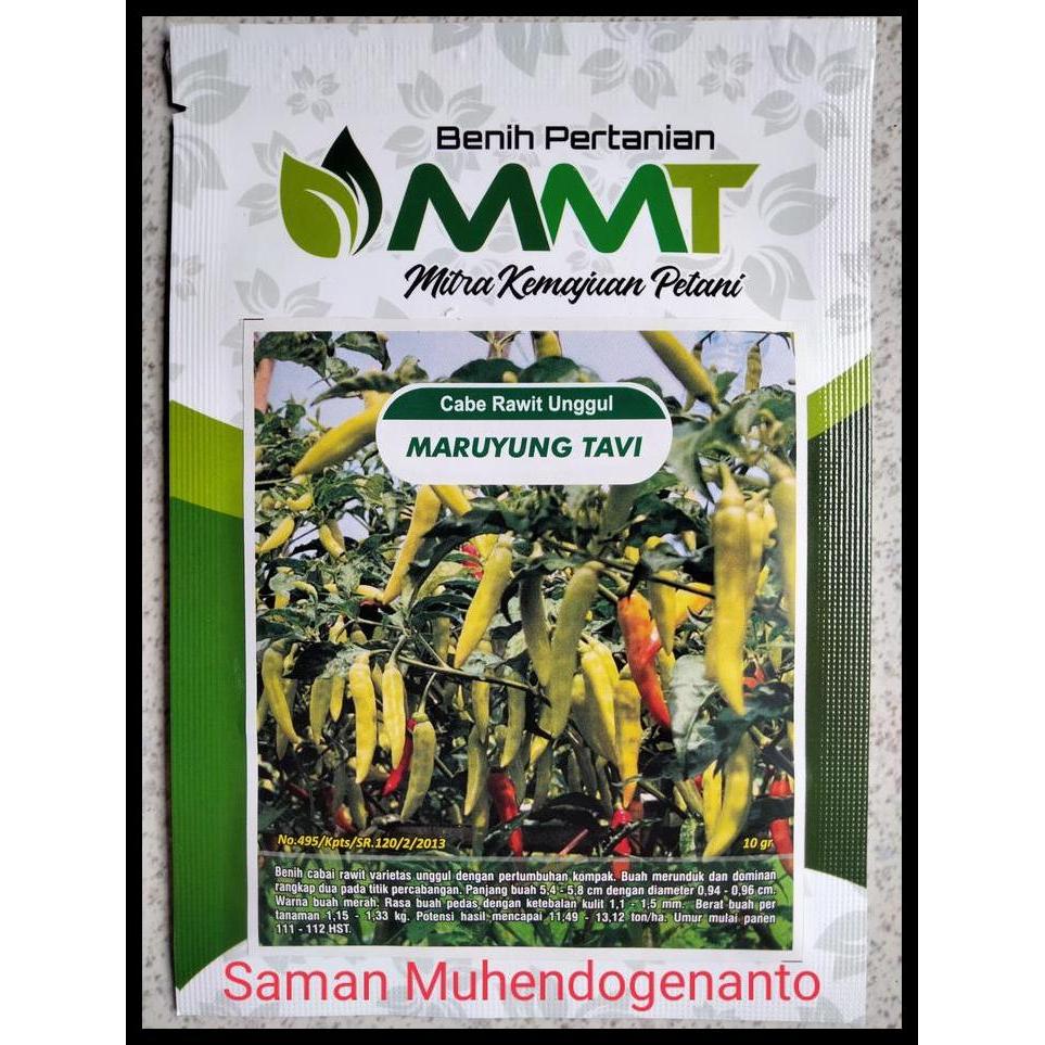 Promo / Benih Cabe Rawit Maruyung Tavi 10 Gram - Bibit Cabe Ori 212 Cabai Kaliber Viral Absolut New 