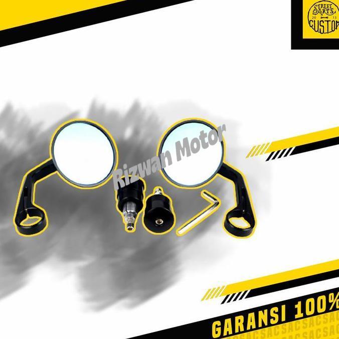 ANDAL SPION / SPION BAR END / CUSTOM / W175 / XSR 155 / SPION CUSTOM CNC MATERIAL BERKUALITAS