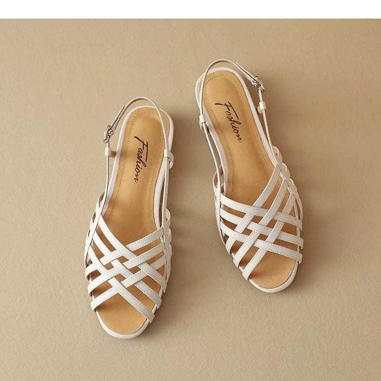 Value Pack Auroracollections - Sandrina Flats Sepatu Wanita Model Balet Anyam Flat Shoes Anggun