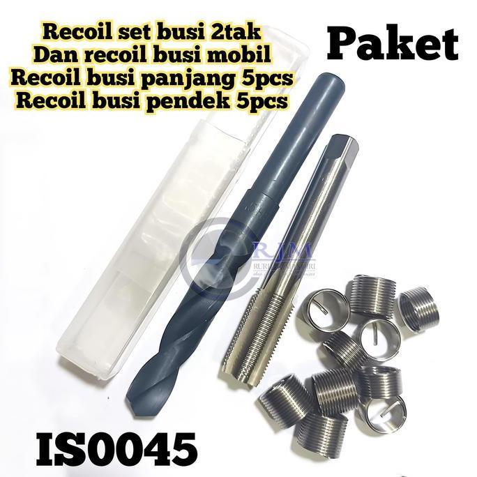TERLARIS recoil set recoil busi 2tak recoil busi mobil recoil busi panjang dan pendek m14x1.25 Motor