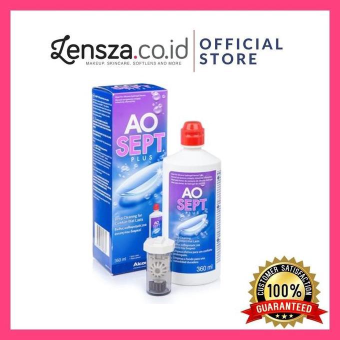 TERBARU AO Sept 360ml by Alcon / Pembersih AO Sept Plus / Cairan Pembersih Softlens Alcon
