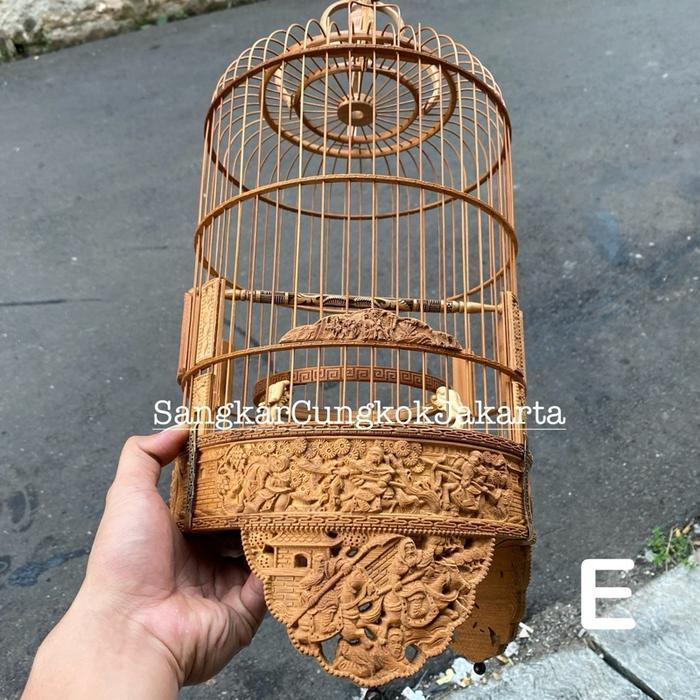 Sangkar Cungkok Pleci D22 Longchim Full Ukir 2D Ori Vietnam