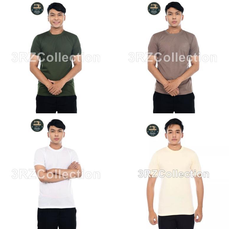 Promo Kaos Polos Coklat Polisi Kaos Coklat Satpam Baju Kaos Security Coklat Leher Standar