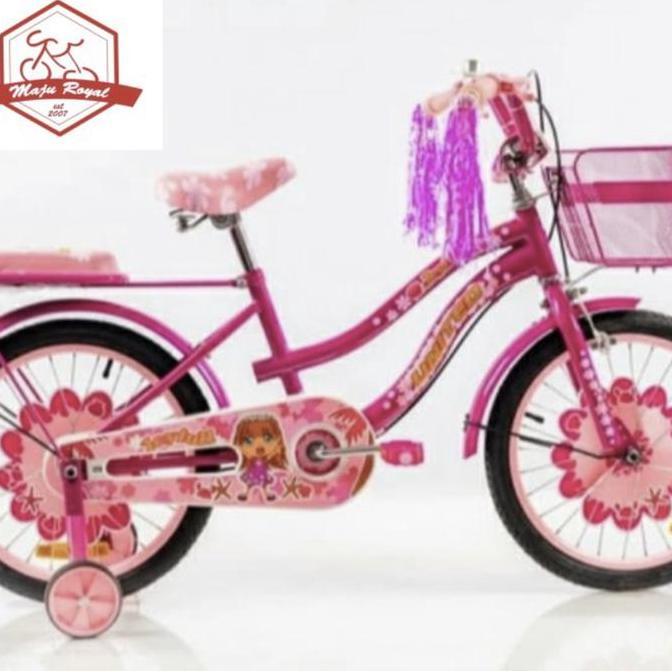 SEPEDA ANAK UNITED JOYFULL 16 inch KERANJANG CEWEK NEW