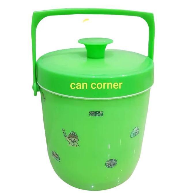 Leone- Rice Ice Bucket 6.5 Termos Nasi Termos Es Batu 6.5 Termos Nasi Mini Termos Este Hijau Vacuum 