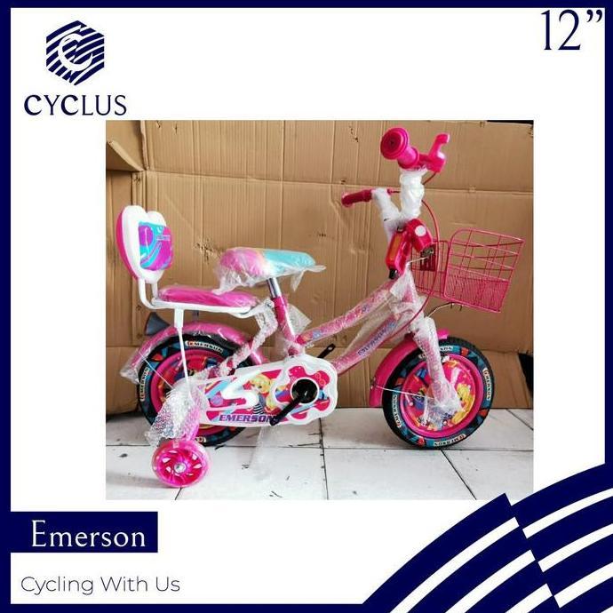KURIR INSTAN - Sepeda Anak Perempuan Mini Emerson 12 Inch
