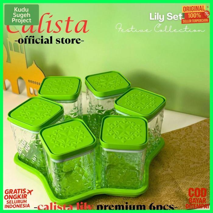 Exclusive [ Calista ] Toples Plastik Aesthetic Calista Lily Toples Kue Kering Lebaran Estetik Set Is
