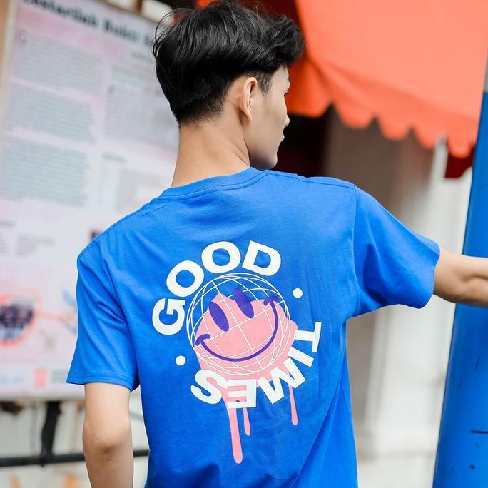 Kaos Distro GOODTIME BLUE New States Apparel 7200 Premium Cotton