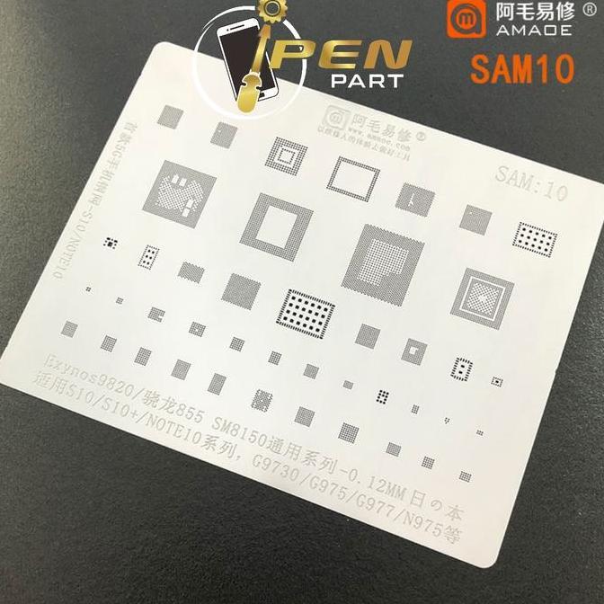 Plat Cetakan Exynos9820 Sam 10 Amaoe Original Bga Cpu Samsung