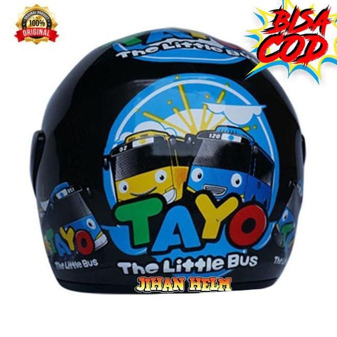 Helm / Helm Anak / Helm Jm Junior / Helm Jm Junior Tayo Grey Termurah