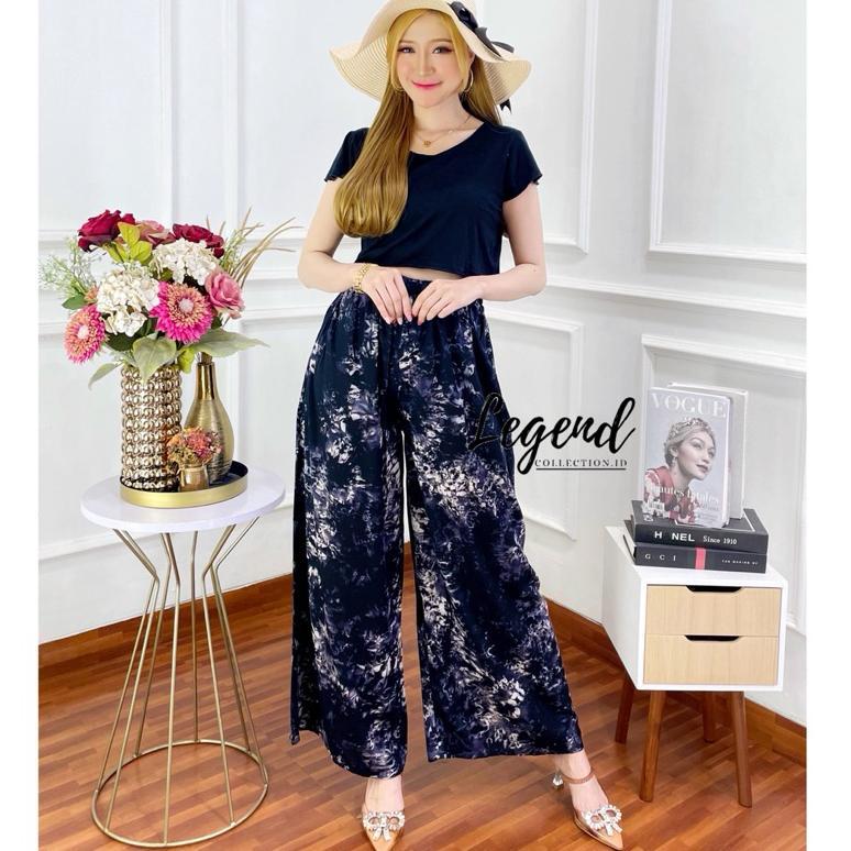 SUPER DEAL CELANA KULOT PANJANG WANITA CELANA PANTAI BALI CELANA RAYON ADEM 2026