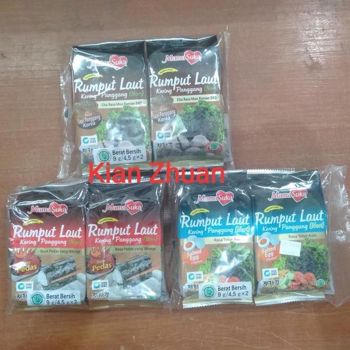 Mama Suka Rumput Laut Kering Panggang (nori)